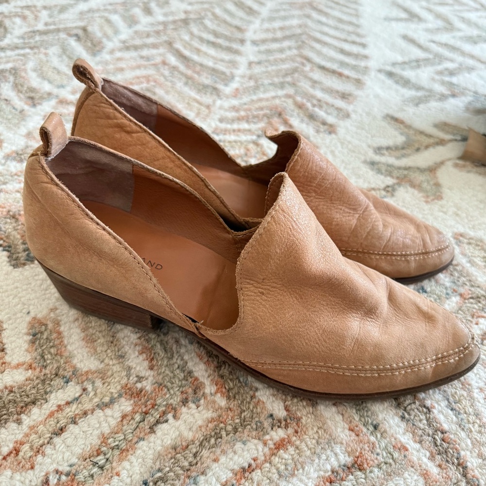 Lucky Brand Tan Mahzan Leather Shoes Size 9.5